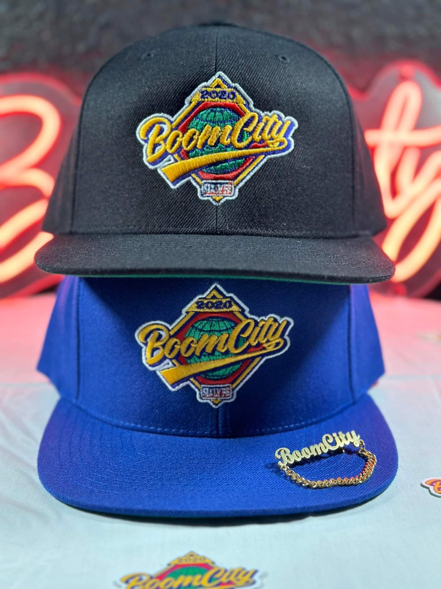 Boom City Big Logo Snapback Hat