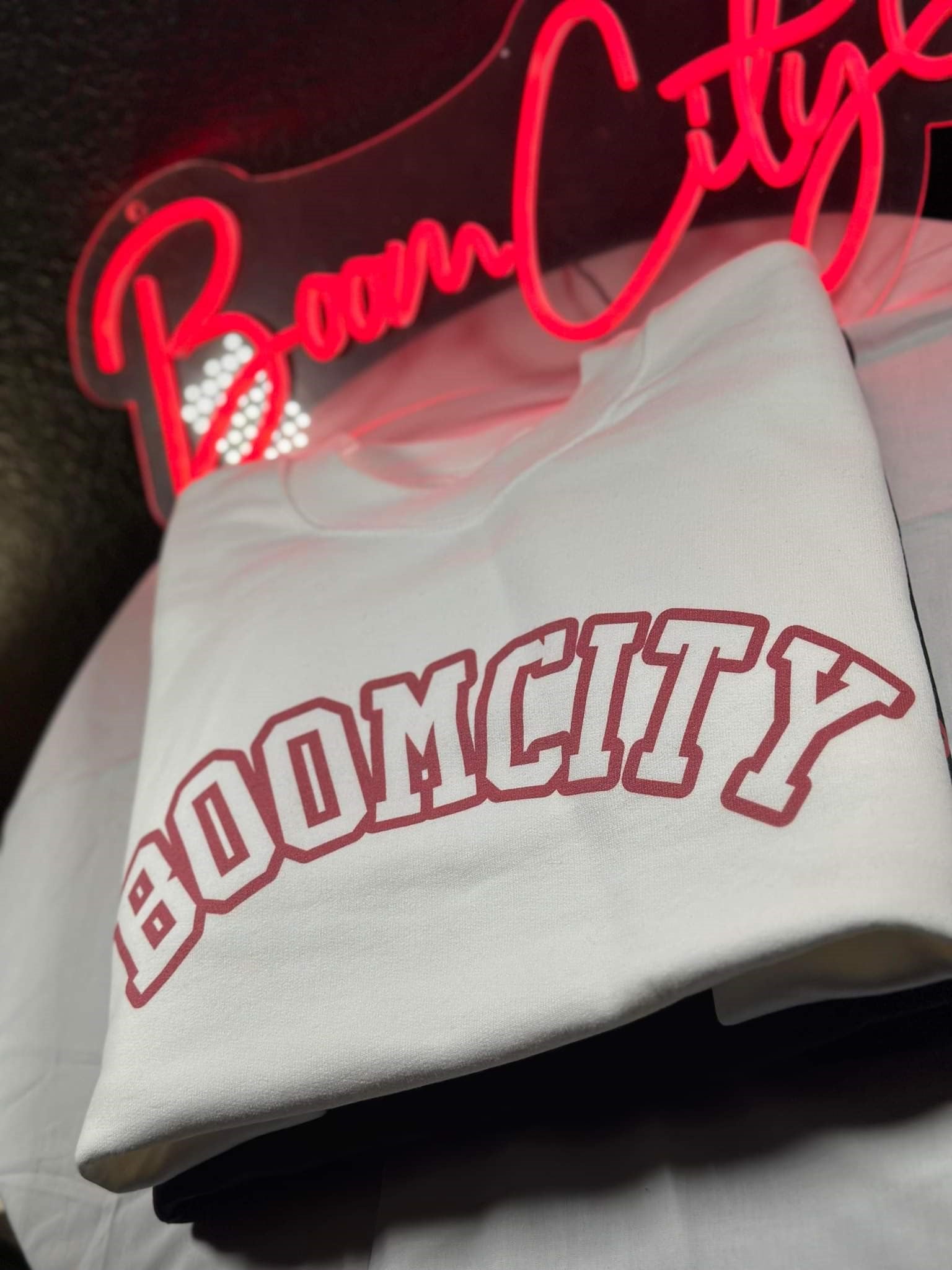 Boom City Thick Letter Sweatshirt